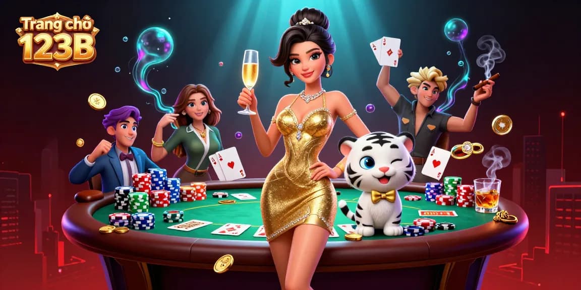 Engage in thrilling gameplay at Trang chủ 123B with glamorous characters and rich casino visuals.
