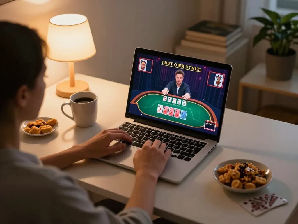Engaging in blackjack on Trang chủ 9bet, where players enjoy live dealer action from home.