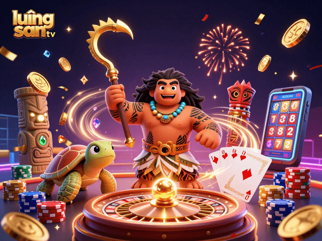 Experience thrilling sports bets with lương sơn tv, featuring vibrant characters and dynamic game elements.