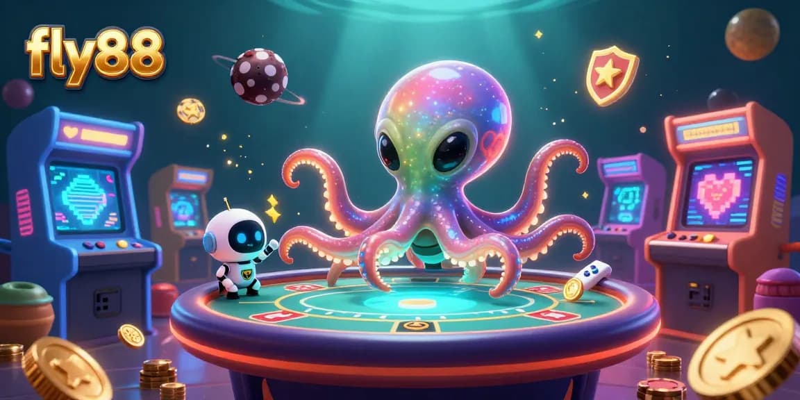 fly88 showcases alien-themed poker fun with vibrant, dynamic gaming elements and captivating designs.
