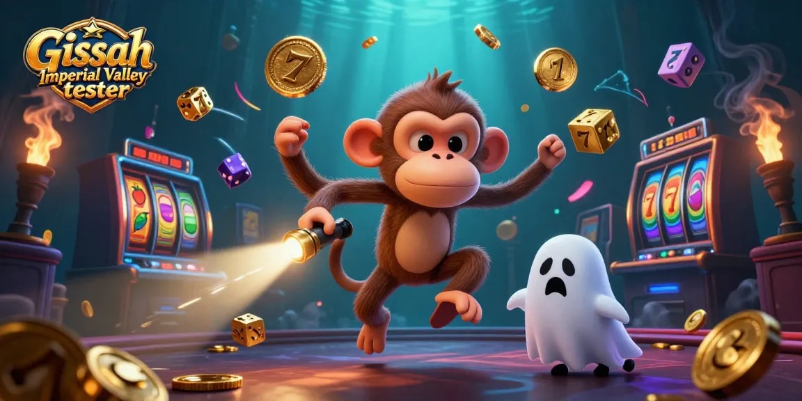 Experience the thrill of Gissah Imperial Valley tester in this dynamic slots casino scene.