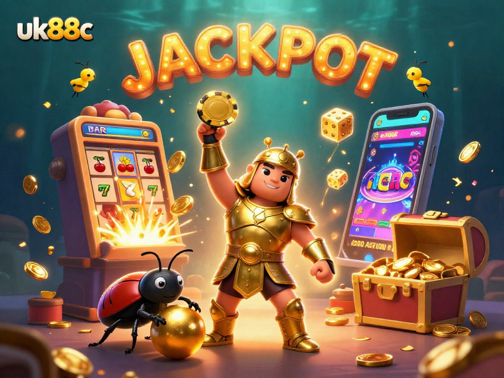 Celebrate massive wins with the exciting uk88c gaming experience featuring vibrant slot elements.