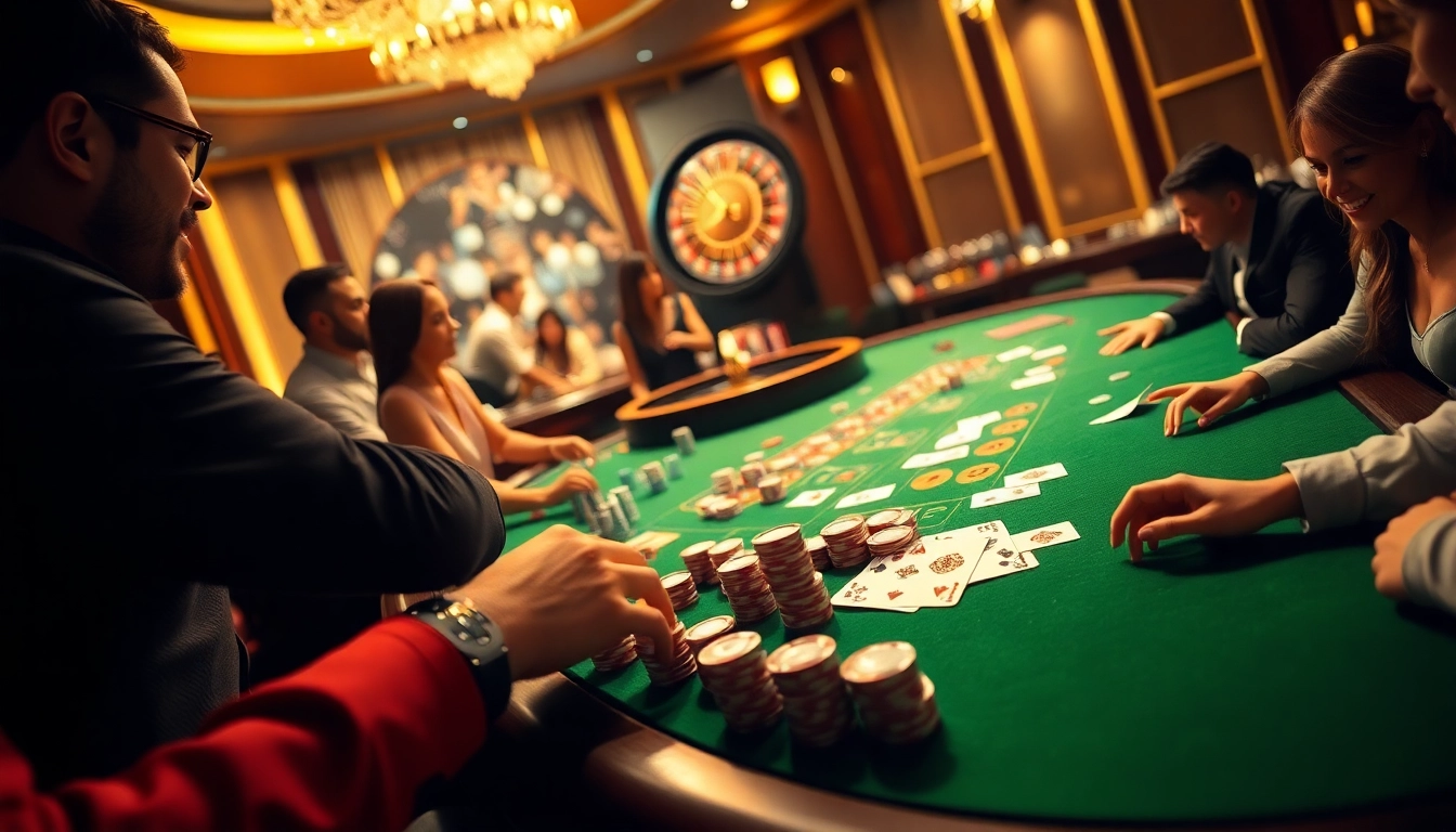 Experience the thrill of rr88 đăng nhập with vibrant casino tables and engaging players.