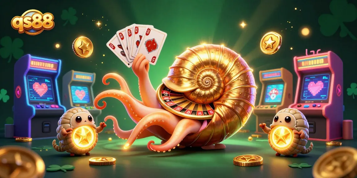 Engage with qs88 at a lively online casino featuring vibrant characters and game elements.